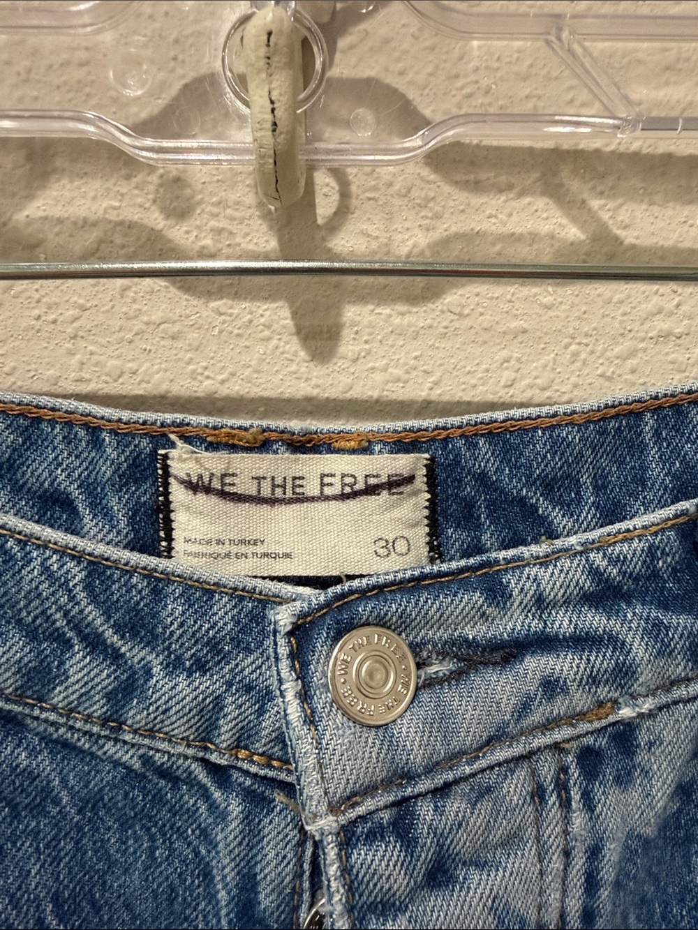 We the Free - Good Luck Floral Print Barrel Jeans Size 30 EUC - Picture 4 of 8
